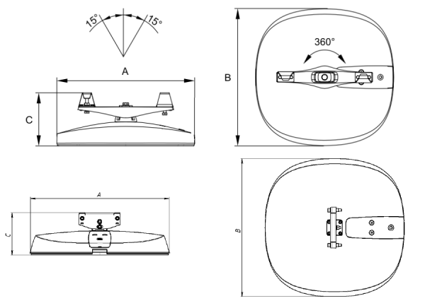 Купить SKYLINE LED/CAT 60W DS1 730 RAL9005