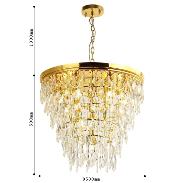 Купить Favourite Светильник подвесной D500*H500/1500/ 10*E14*40W, excluded 2946-10PC