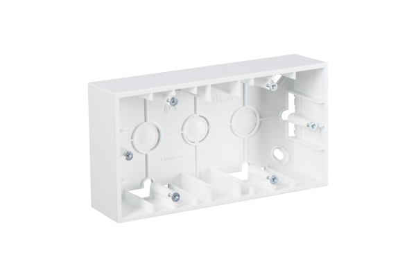 Купить Simon 15 Белая Коробка 2-ая для наружного монтажа 1590752-030