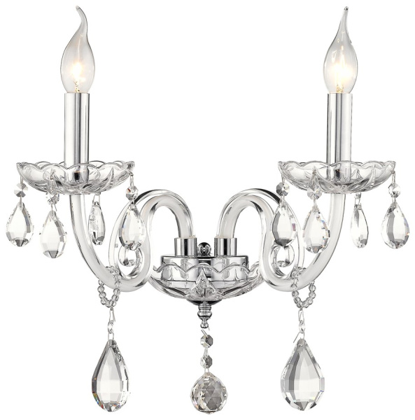 Wertmark WE171.02.101 Бра Хром, Белый E14 2*40W