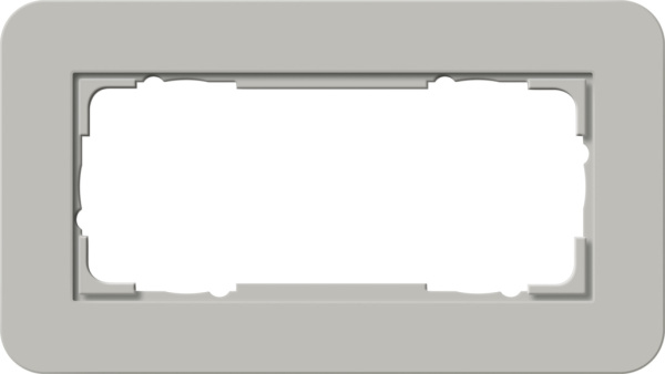 Gira E3 Серый/Антрацит Рамка 2-ая без перегородки 1002422