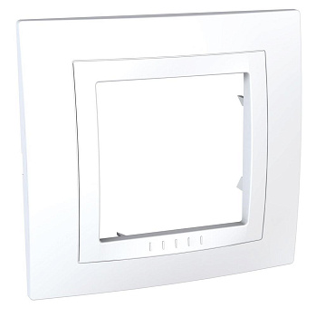 SE Unica Белый Рамка 1-ая литая MGU2.002.18M
