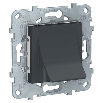 SE Unica New Антрацит Вывод кабеля, 16А NU586254