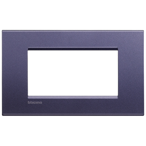 Купить BT LL Синий шелк Рамка прямоугольная, 4 модуля LNA4804CB