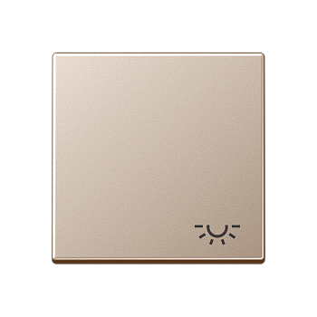 JUNG Клавиша с символом "освещение" шампань A590LCH