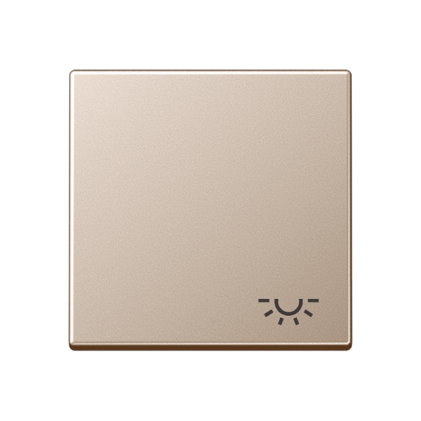 JUNG Клавиша с символом "освещение" шампань A590LCH