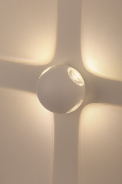 ЭРА WL10 WH Светильник Декоративная подсветка светодиодная 4*1Вт IP 54 белый