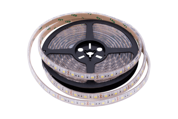 Купить SWG Лента светодиодная стандарт 5050, 60 LED/м, 14,4 Вт/м, 12В , IP68, Цвет: Холодный белый 001846