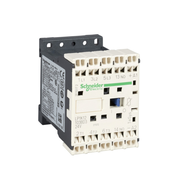 Купить SE Contactors K Контактор 3P, 6А, НО, 24В DC, пружинный зажим LP4K06103BW3