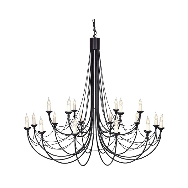 Natural Concept CARISBROOKE Люстра CB18-BLACK Natural Concept CARISBROOKE Люстра CB18-BLACK