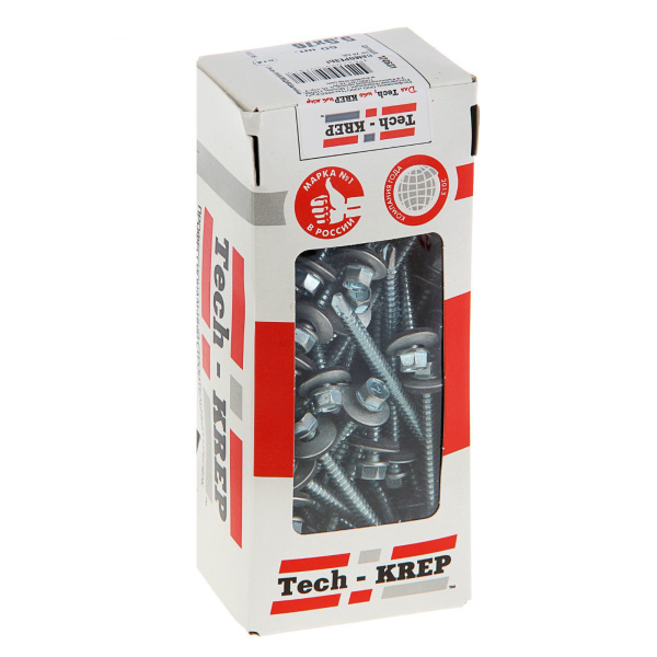 Tech-Krep Саморез КР ZP св. 5,5х76 (60 шт) - коробка с ок. 124631