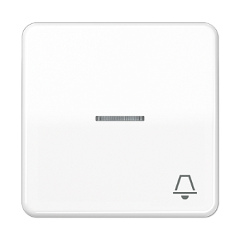 JUNG CD 500/CD plus Белая Клавиша 1-ая с/п с символом ЗВОНОК CD590KO5KWW