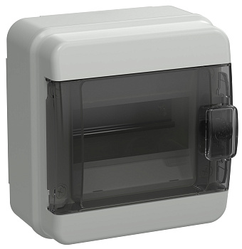 IEK TEKFOR Корпус пласт. КМПн-6 IP65 черн. прозр. дверь