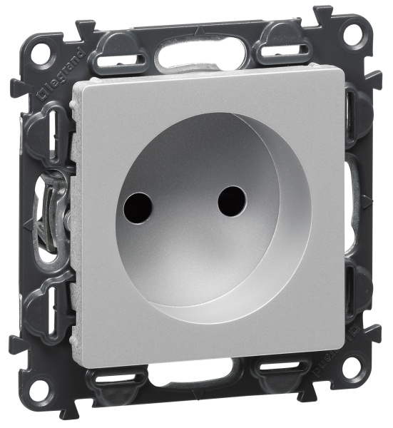 Купить Legrand Valena LIFE Алюм Накладка розетки б/з 754972