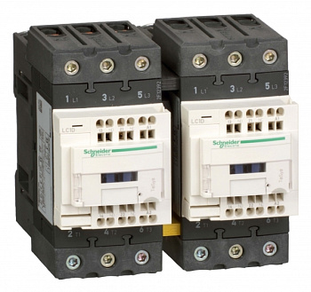 SE Contactors D Контактор реверсивный 3Р Everlink AC3 440В 40A, катушка управления 115В AC 50/60Гц LC2D40A3FE7