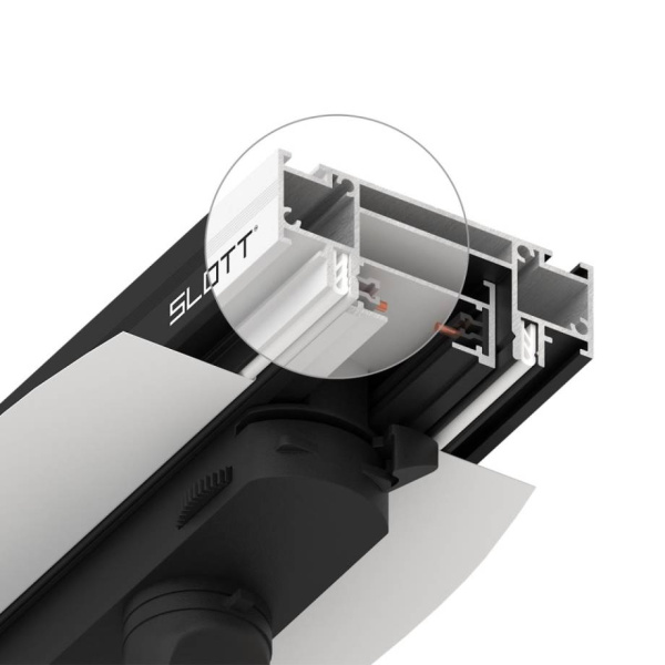 Novotech 135192 NT23 000 белый Интрудер (профиль) для встраивания однофазного трека в натяжной потолок, длина 2м IP20