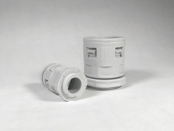 Промрукав Муфта вводная для гофрированных труб серая ВМ-ГТ-25 PR08.3270