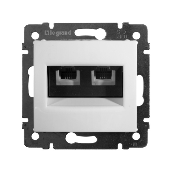 Купить Legrand Valena Бел Розетка ТЛФ 2-ая 774439