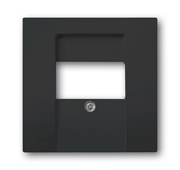 ABB BJE Solo/Future Черный бархат Накладка для TAE-розетки, моно-/стерео аудио розетки 2CKA001710A3903