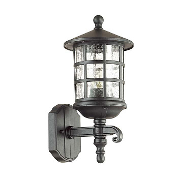 Odeon Light 4043/1W ODL18 713 черный Уличный настенный светильник IP44 E27 60W 220V HOUSE