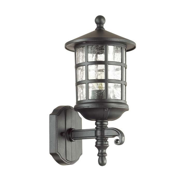 Odeon Light 4043/1W ODL18 713 черный Уличный настенный светильник IP44 E27 60W 220V HOUSE