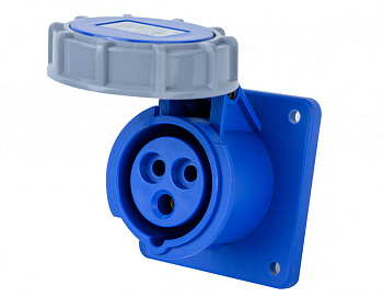 Dekraft Розетка для скрытой проводки 2Р+РЕ 32А 220В IP67 РЩ-103