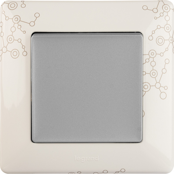 Купить Legrand Valena LIFE DIY Алюм Выключатель 1-клавишный 10А 250В 752601
