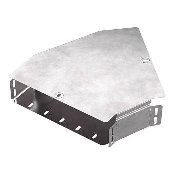 Промрукав Угол горизонтальный 45 градусов с крышкой Стандарт 300х80 PR16.0430