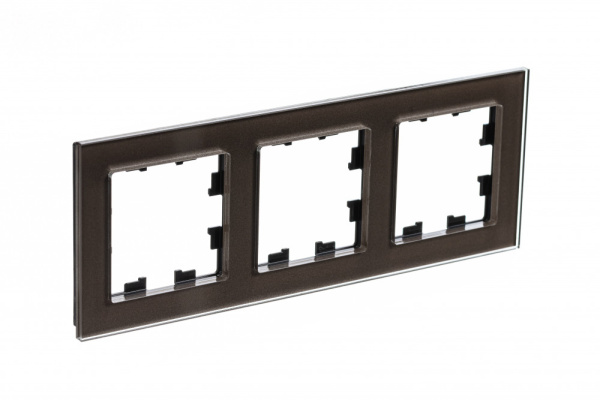 Купить Systeme Electric AtlasDesign Nature Стекло мокко Рамка 3-ая
