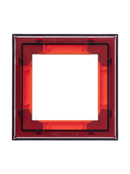 Купить ABB EPJ Levit Рамка Оранжевый / дымчатый чёрный 2CHH015010A6066