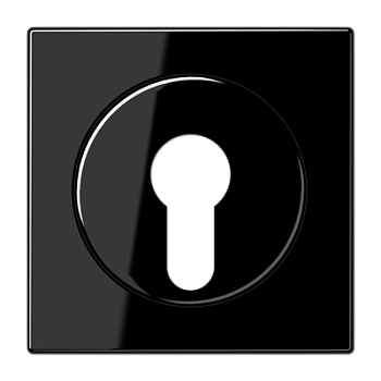 JUNG Крышка к выключателю для замочного механизма чёрная LS928SW