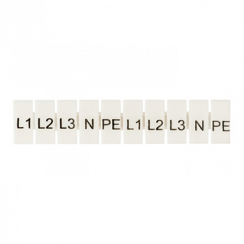 EKF PROxima Маркеры для JXB-ST 6 с символами "L1, L2, L3, N, PE" (10 шт.)