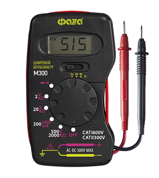 ФАZA Мультиметр Мультиметр цифровой M300 .5008779
