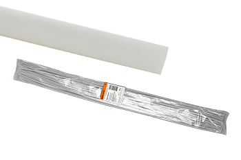 TDM Термоусаживаемая трубка ТУТнг 10/5 белая по 1м (50 м/упак) SQ0518-0215