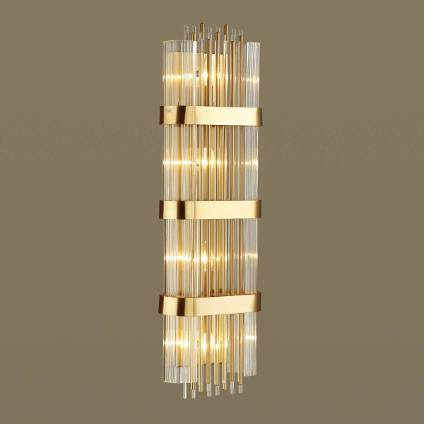 Купить Odeon Light 4853/4W HALL ODL_EX21 золото/стекло Настенный светильник E14 4*40W высота 810см  EMPIRE