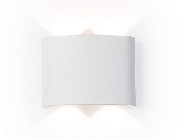 Ambrella Светильник светодиодный уличный настенный архитектурный ST4451/4 WH белый IP65 LED 4200K 4W 106*80*37