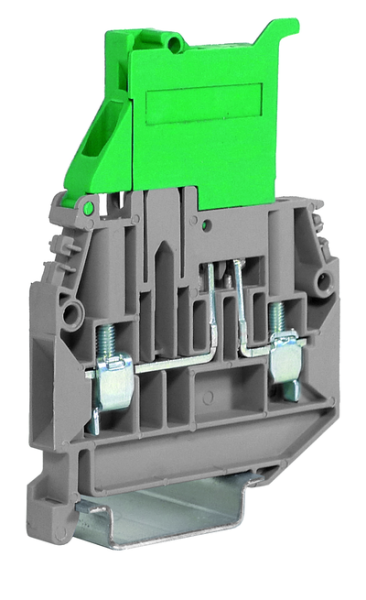 DKC CBF.4/C23/GR Держатель предохранителя 4 кв.мм., винт, 5х20 мм, с индикатором на 110-230В. ZCBF423GR