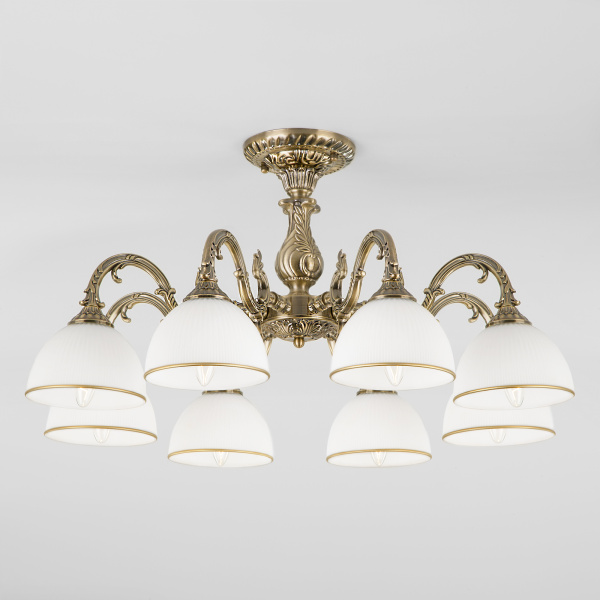 Eurosvet Классическая потолочная люстра 60106/8 античная бронза a045822