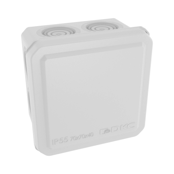 Купить DKC Коробка ответвительная с 8+2 кабельными вводами д.20/20мм, IP55,70х70х40мм