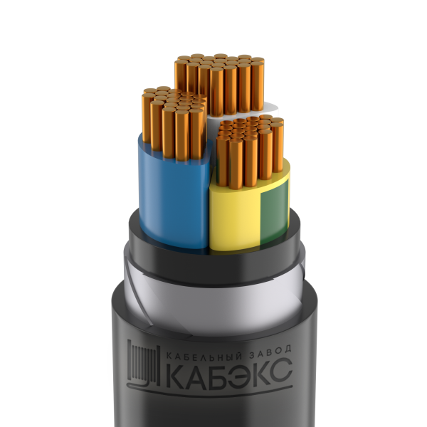 Кабель силовой бронированный ВБШвнг(А) -LSLTx 3х150 мс(N,PE)-1 Кабэкс ТХМ00382124