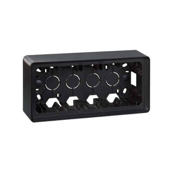 Simon 82 Detail Графит Коробка наружной установки 3-ая 8200770-038