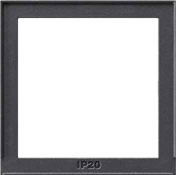 Gira TX-44 Антрацит Адаптерная рамка для приборов S-55 с накладкой 50x50 мм 028967