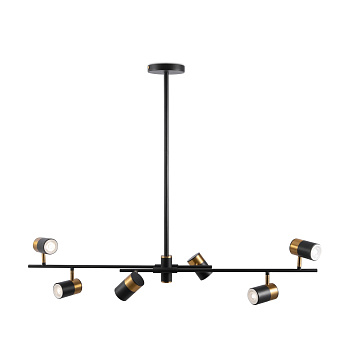 Freya Подвесной светильник Черный Enzo FR5201PL-06B