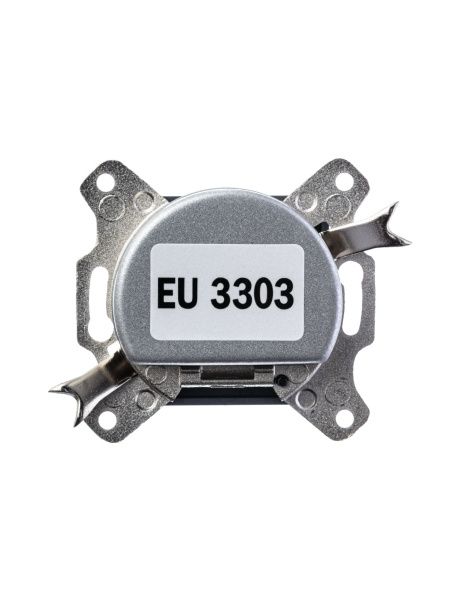 Купить ABB EPJ Levit сталь / дымчатый чёрный Розетка TV-R-SAT, сталь 2CHH083303A6069