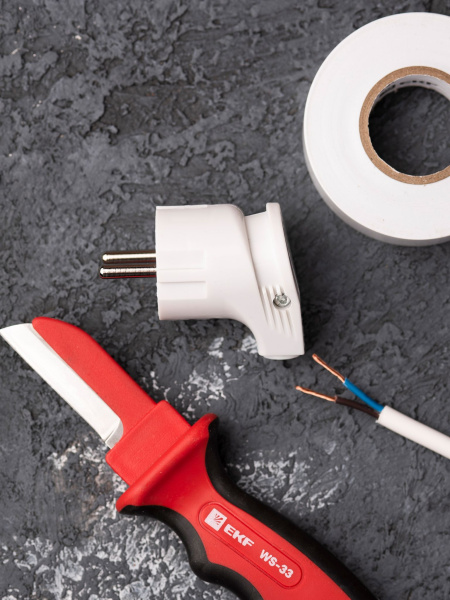 Купить EKF PROxima Вилка угловая с/з бел. 16А 250В