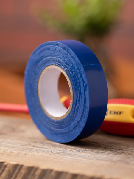 Купить EKF Basic Изолента класс А (0,18х19мм) (20м.) синяя