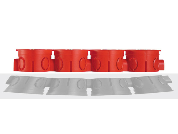 Купить Hegel Коробка монтажная д/сплош стен,внутр разм 64х60 мм, ниша: 68х62 мм, IP 20 (возможность стыковки) КУ1102