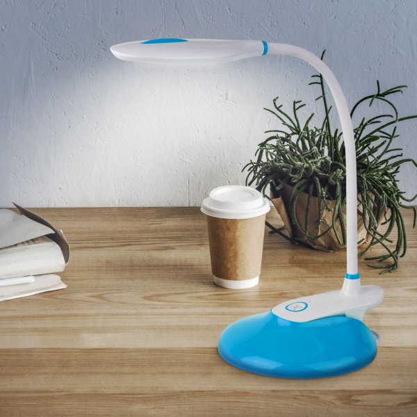 ЭРА NLED-459-9W-BU Синий Настольный светильник