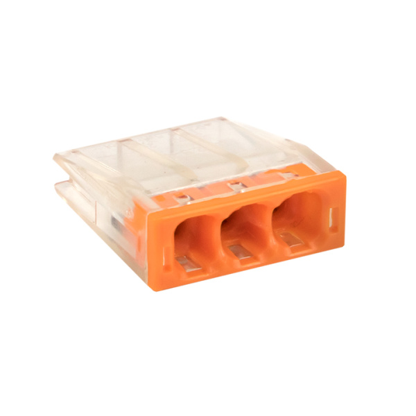 Купить EKF PROxima Строительно-монтажная клемма СМК 2273-243 (с пастой) 3 отверстия 0,5-2.5 мм2 блистер (5шт.)