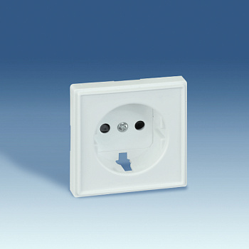 Simon 27 Scudo Серая Накладка на розетку с заземлением 2705041-063